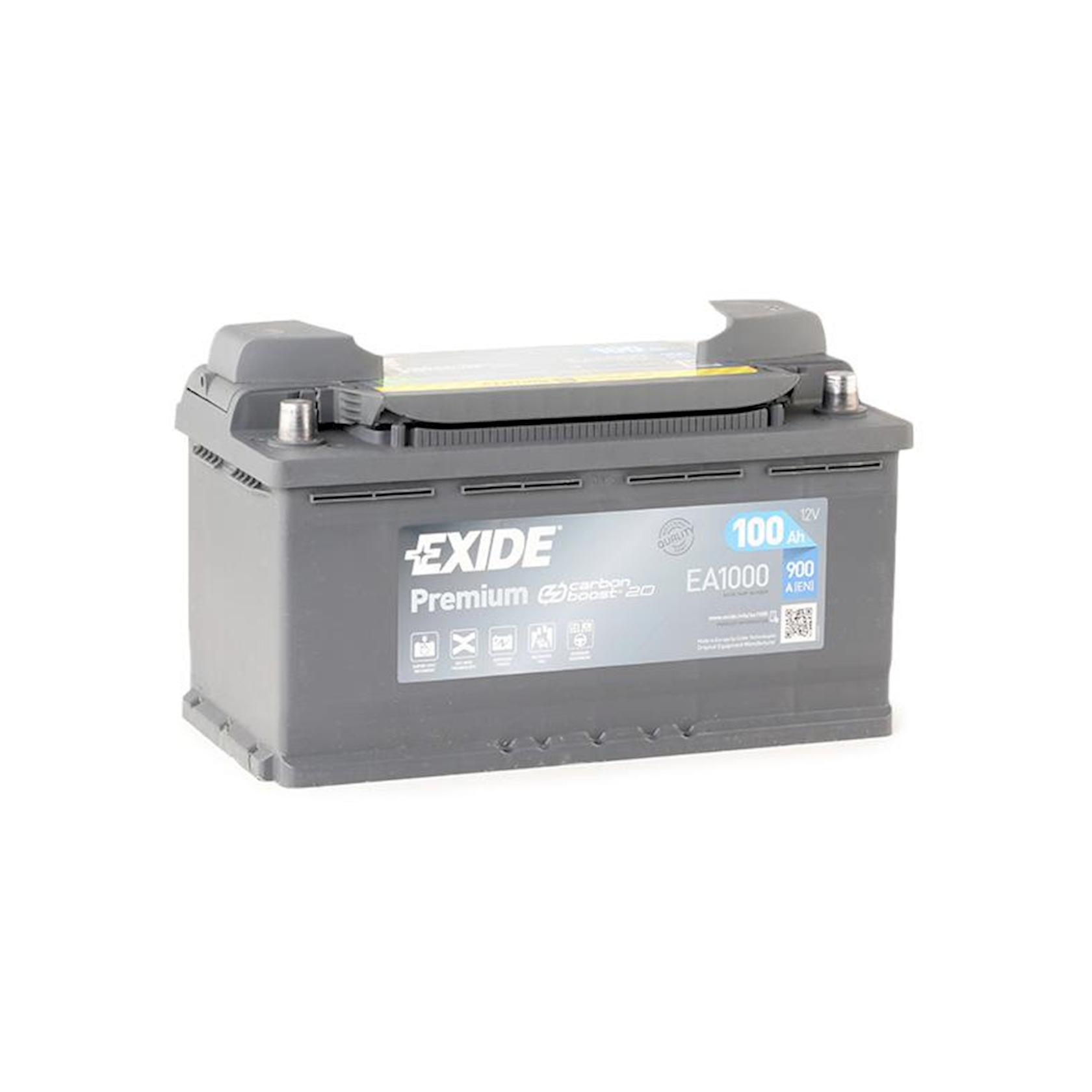 Avtomobil Akkumulyatoru Exide Premium EA1000 100Ah 900A 12V R