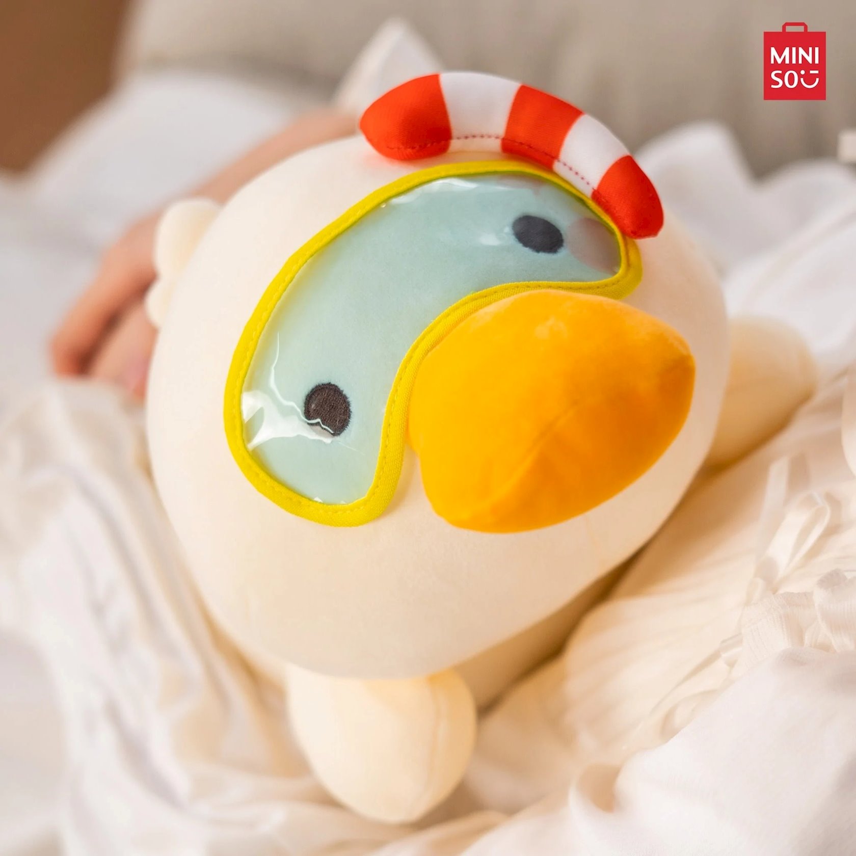 Miniso Diving Duck Series Lying Duck Plush Toy