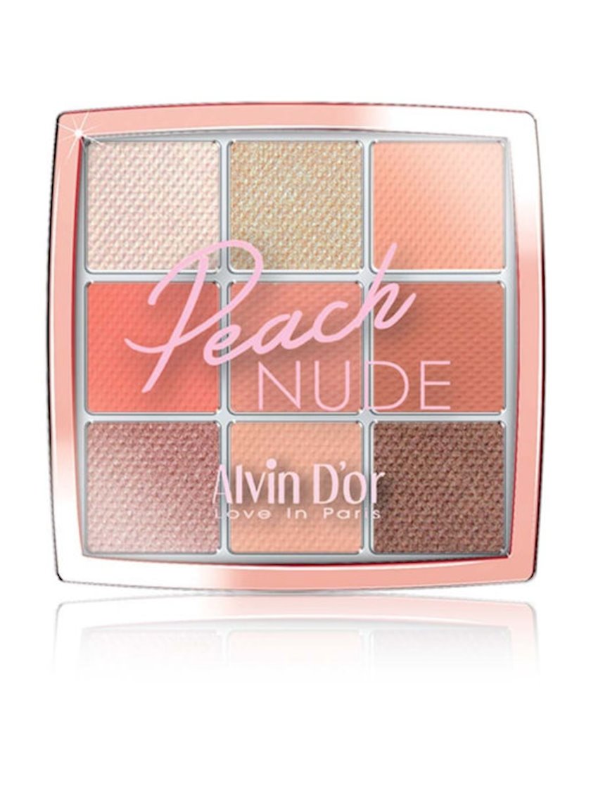 Göz kölgələri paleti Alvin D or Peach Nude Eyeshadow Palette AES 9