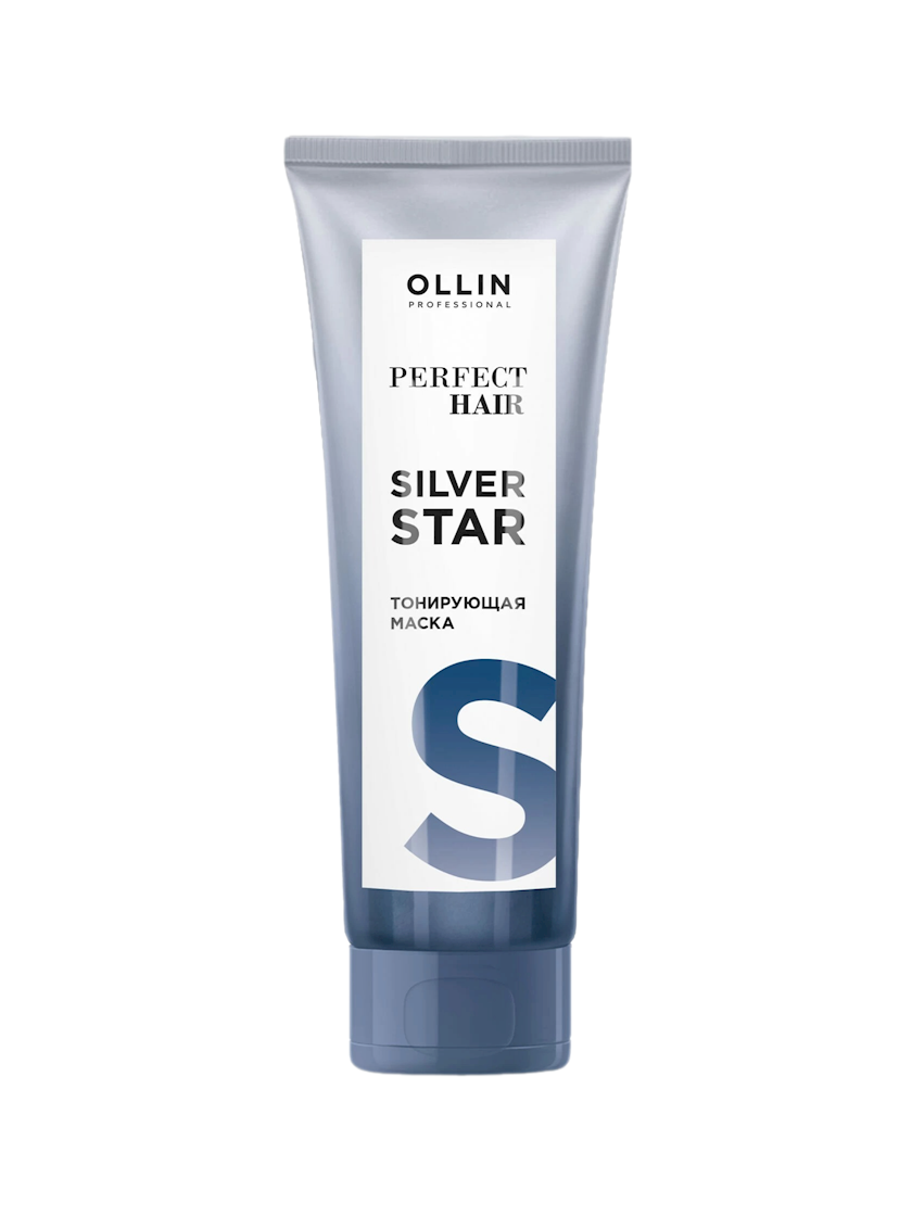 Saç tonlaşdırma üçün maska Ollin Professional Perfect Hair Silver Star