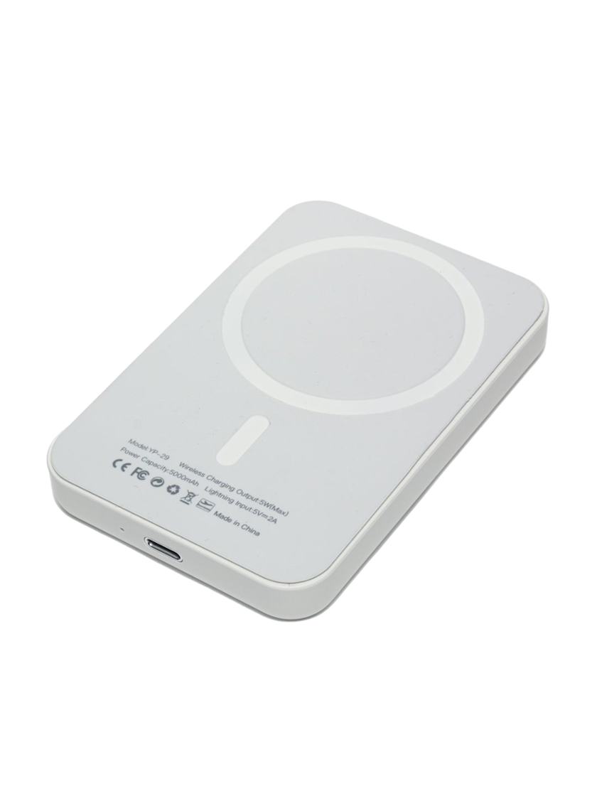 Xarici Akkumulyator Yesido YP29 MagSafe Power Bank 5000mAh White