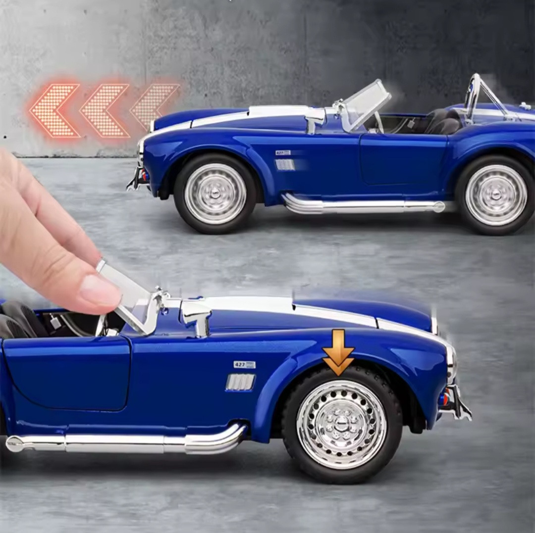 ᐈ Машинка 1:24 Ford Shelby Cobra 427 Roadster 1965 S/C, синяя