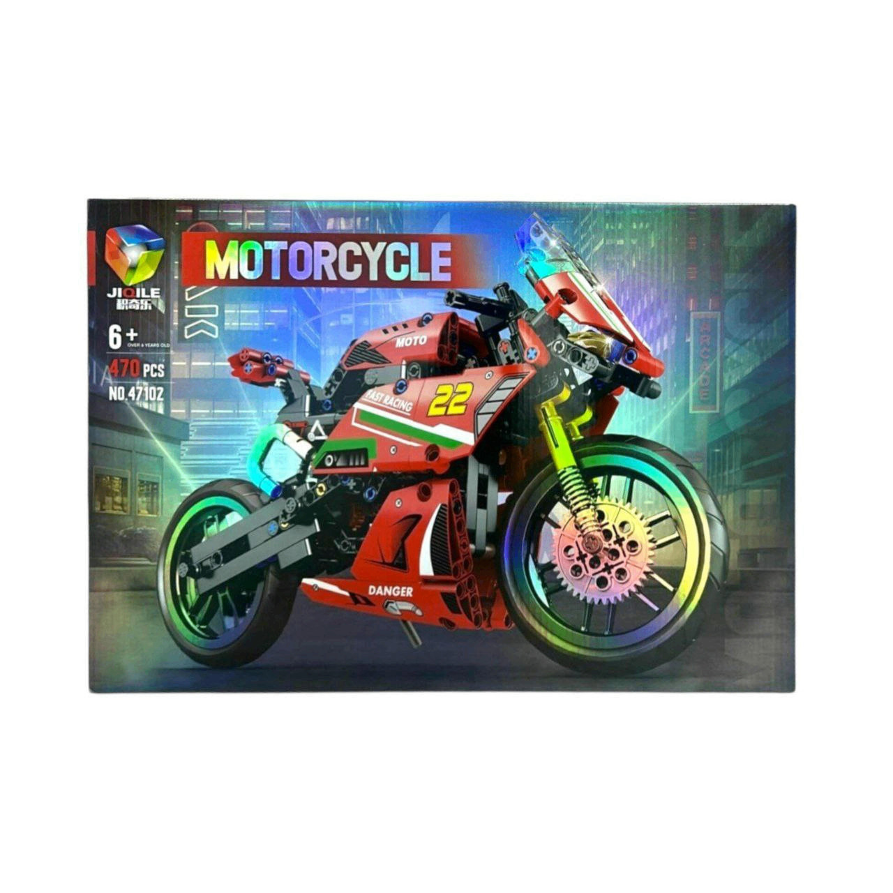 ᐈ Конструктор Jiqile Motorcycle TToys-47102, 470 элементов, от 6