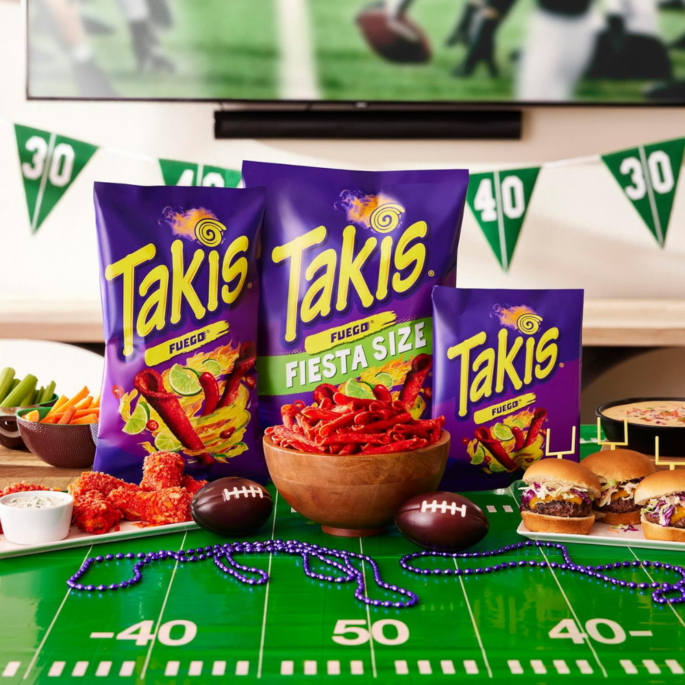 ᐈ Чипсы Takis Fuego Fiesta Size Hot Chili Pepper & Lime Flavored