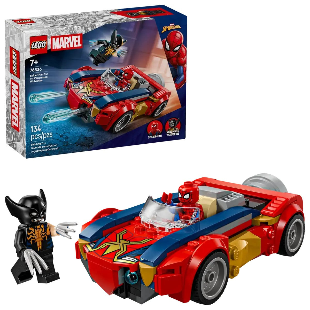 ᐈ Конструктор LEGO Marvel Spider-Man Машина против Venomized