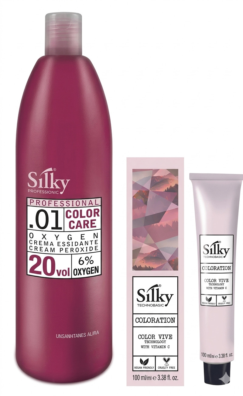 Silky color № 12.22 100 ml+Silky Color oksidant 20 Vol 6 % 1000 ml