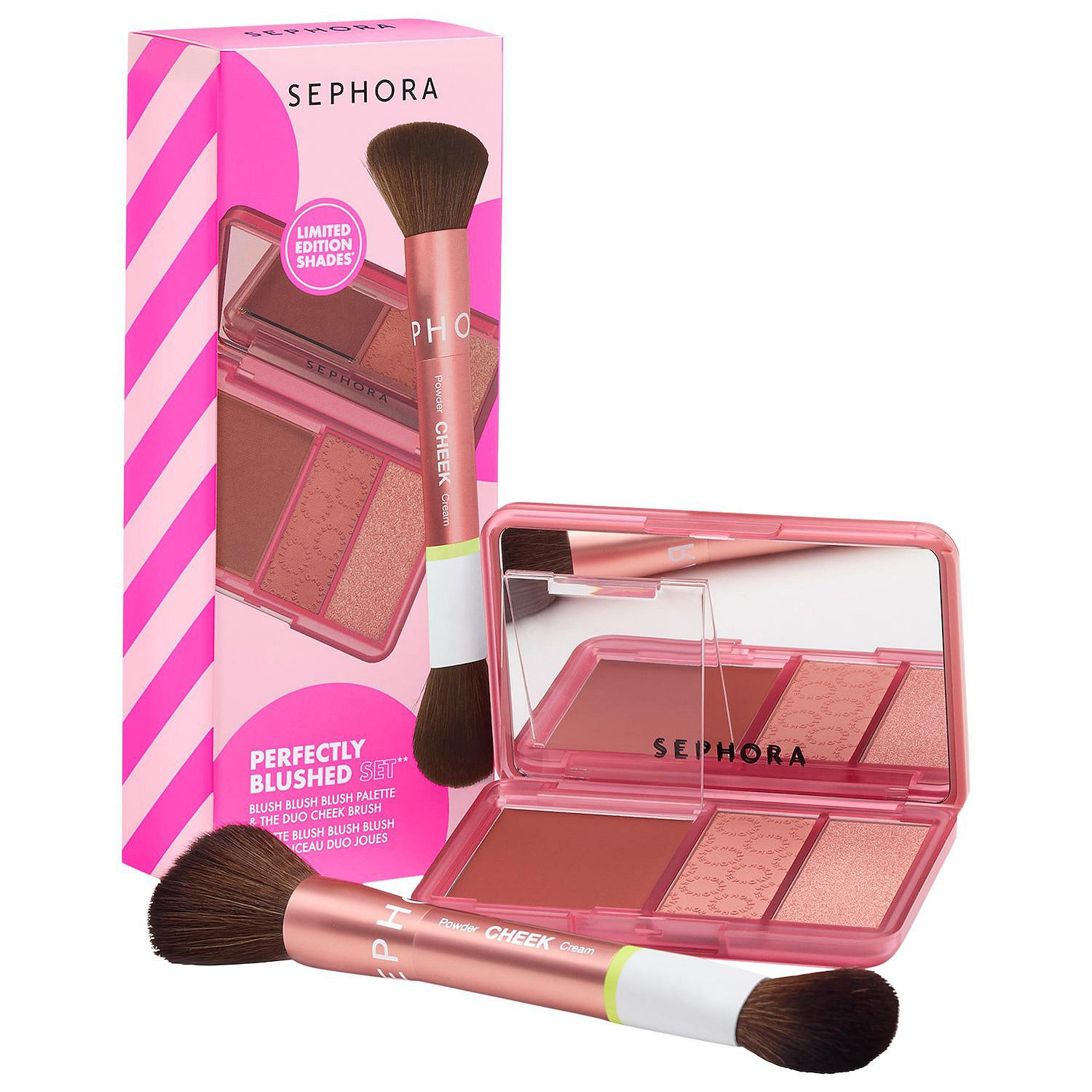 ᐈ Набор румян и кистей для макияжа Sephora Collection Perfectly
