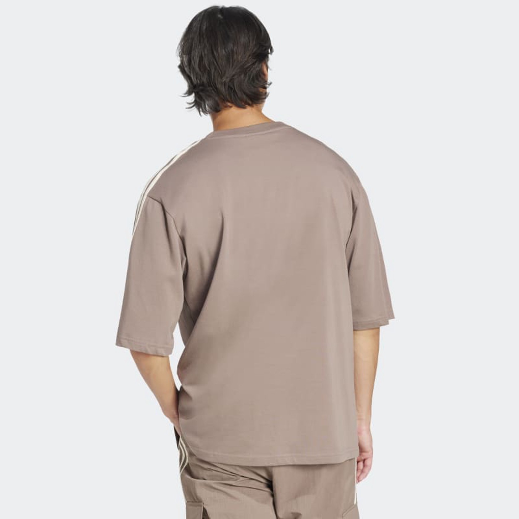 ᐈ Футболка мужская Adidas Oversize tee JP1058, коричневый, хлопок