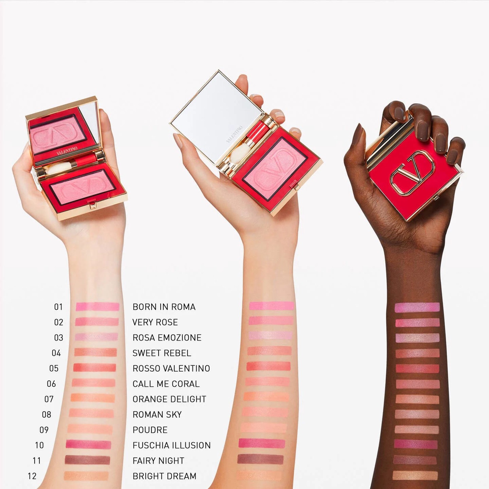ᐈ Румяна Very Valentino Eye2Cheek, 07 Orange Delight