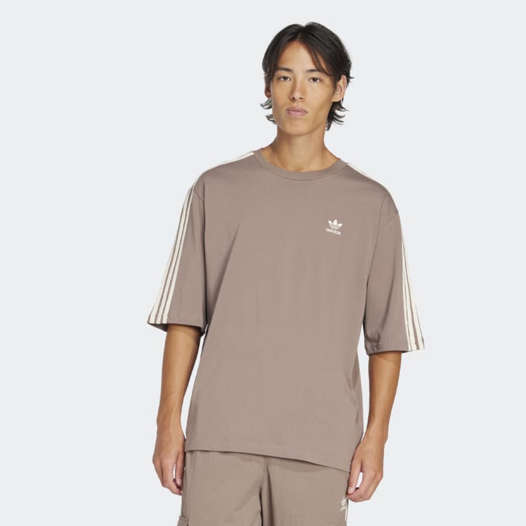 ᐈ Футболка мужская Adidas Oversize tee JP1058, коричневый, хлопок