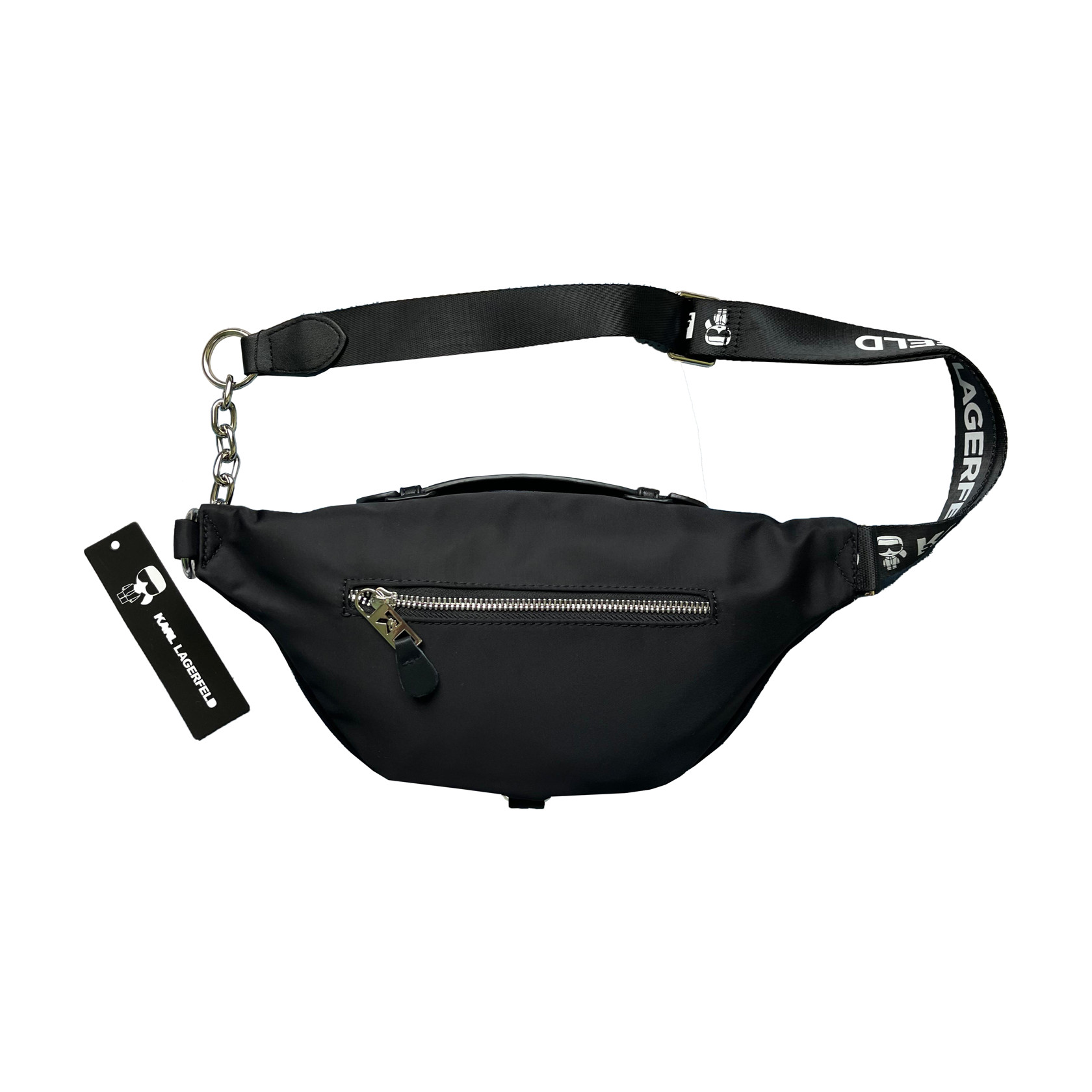 ᐈ Сумка на пояс Karl Lagerfeld, полиэстер, черный купить по
