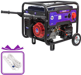 Benzin generatoru Makute MK13000A 9KVT 25Litr + Uzadıcı 2x2.5 Mis 10 m