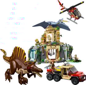 lilzorn ᐈ Конструктор LEGO Jurassic World Spinosaurus & Quetzalcoatlus