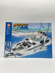 ᐈ Блочный конструктор City Forange Block City Police Boat FC3323