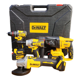 Elektrik alət dəsti Dewalt S900: Drel-şurup bağlayan, Künclü cilalama maşını, Perforator, Qaykaaçan