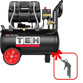 Hava kompressoru TEH TAC24L + Hava tapançası Hədiyyə
