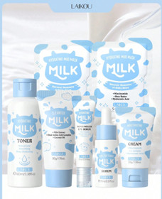 ᐈ Набор косметики поо уходу LAIKOU Milk Skincare Set (Milk