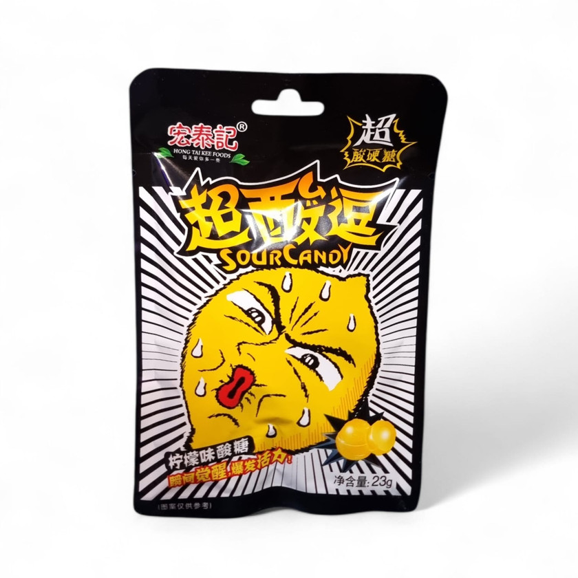 Lollipop Sour Candy Limon, 23 q