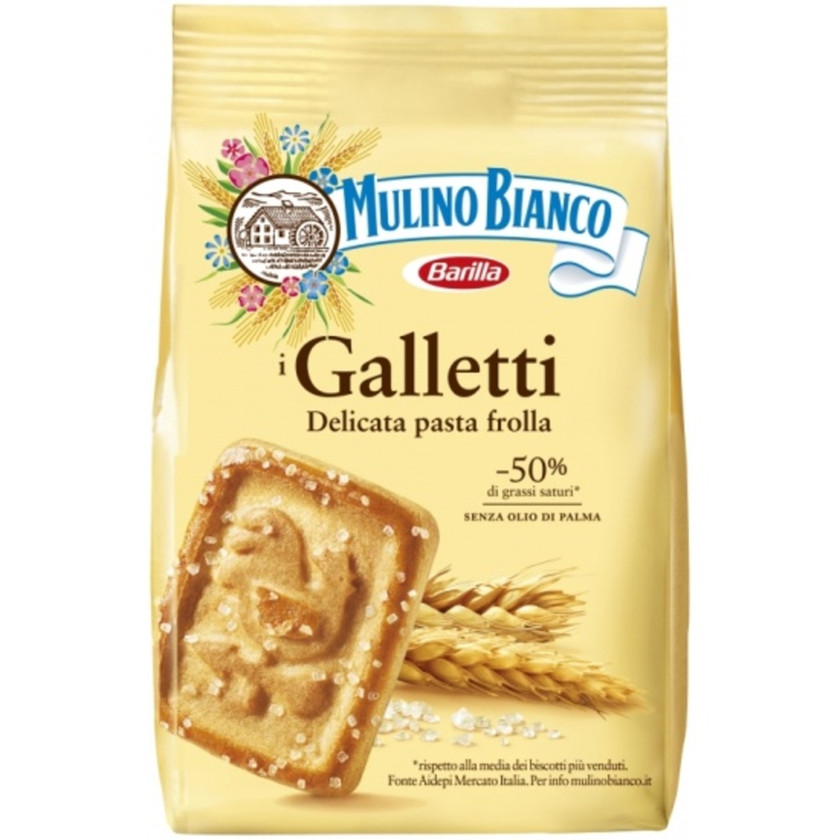 Peçenye Barilla Mulino Bianco Galletti, 350 q