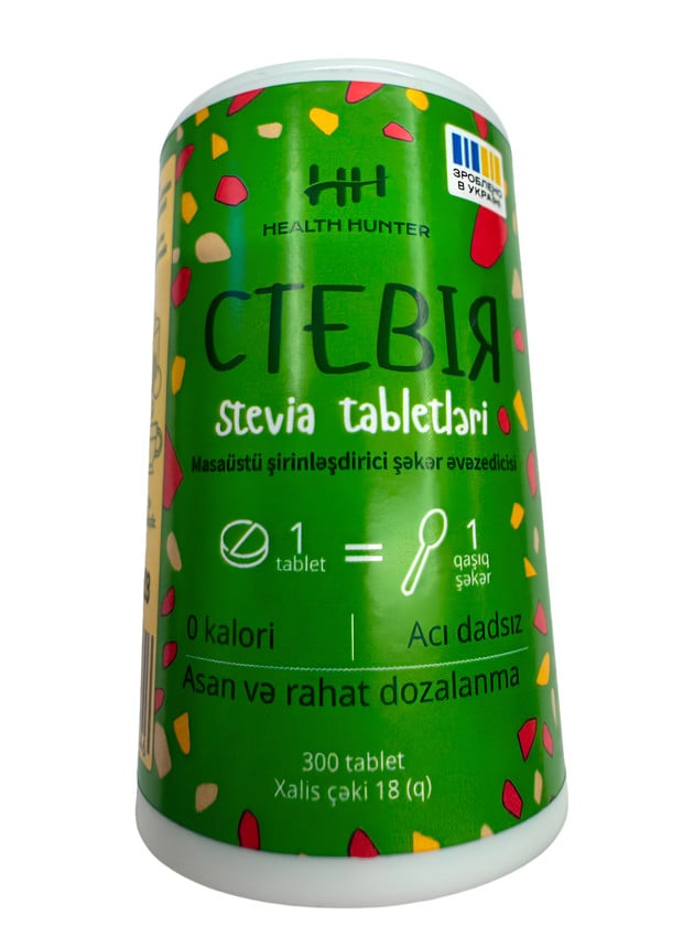 Şəkər əvəzedicisi Soj Stevia, 300 əd