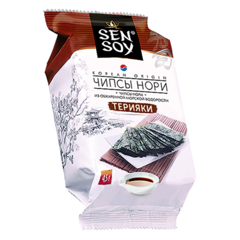 Teriyaki nori çipsi, Sen Soy, 4,5 qr