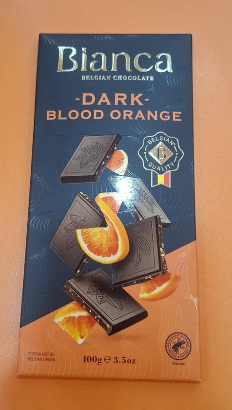 Şokolad Bianca Dark Blood Orange 72, 100 q