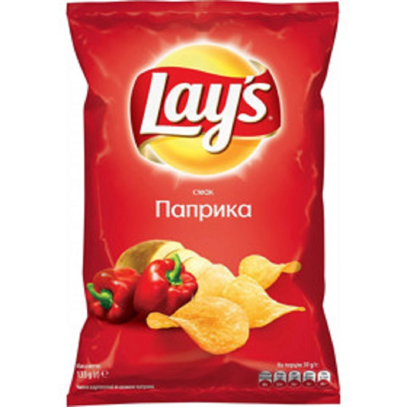 Çips Lays Паприка, 37 q