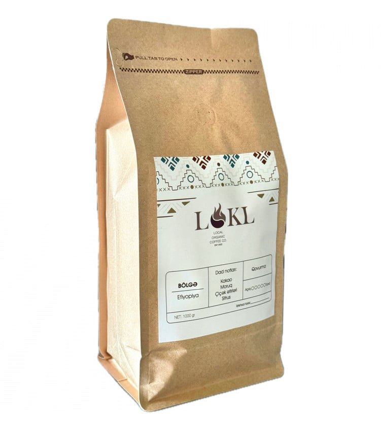 Qəhvə dənələri Lokl Ethiopia Blend, 1000 q
