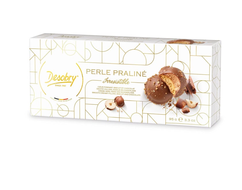 Şokolad konfetlər Desobry Perle Praline, 95 q