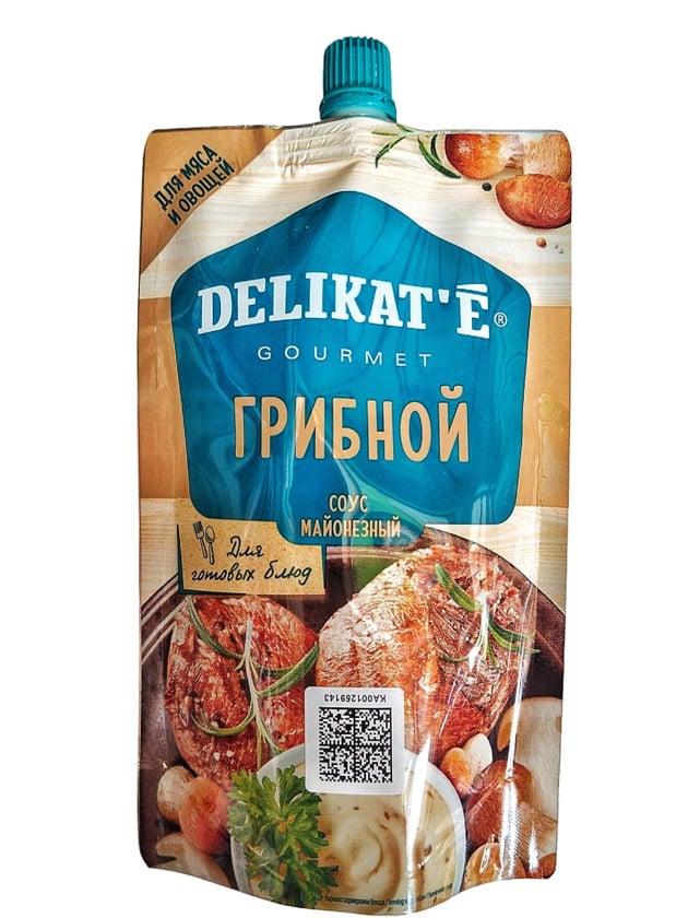 Göbələk mayonez sous Delikate Gourmet, 210 q