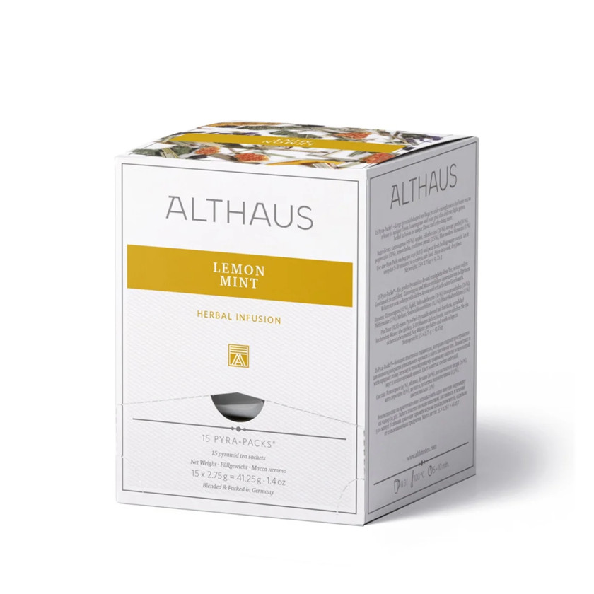 Bitki mənşəli çay Althaus Lemon Mint, 15x2.75 q