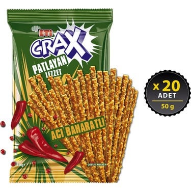 Çubuqlar Eti Crax Acı Baharatlı, 20x50 q