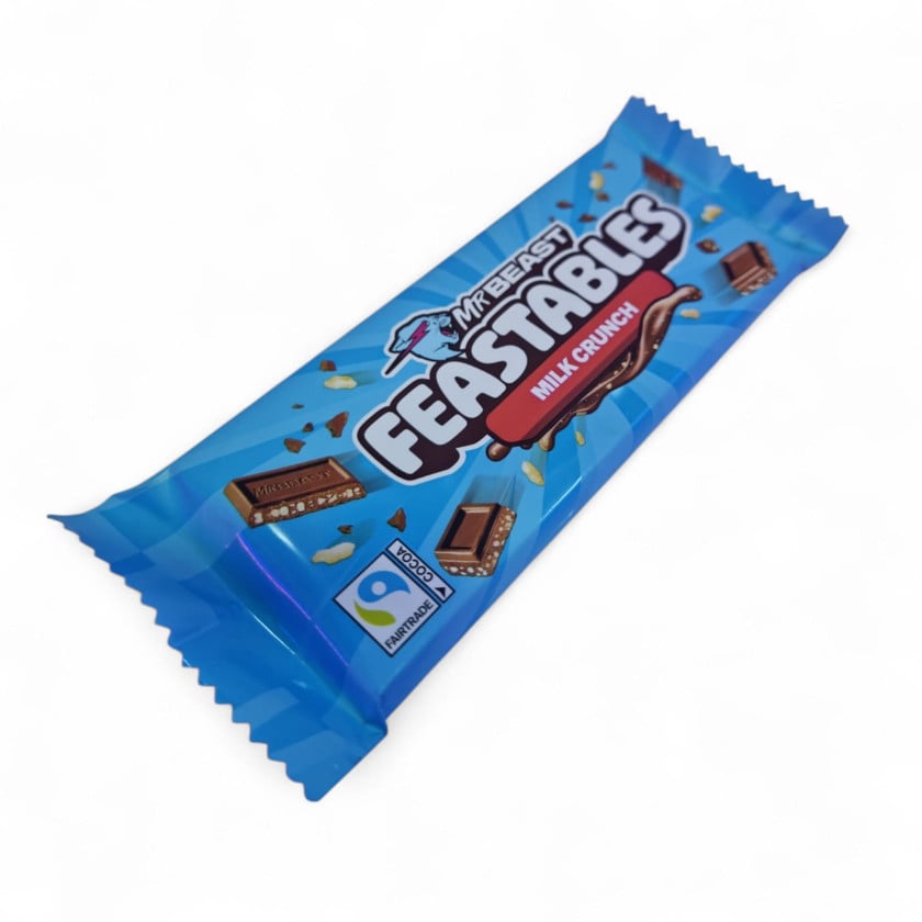 Şokolad Feastables Milk Crunch, 60 q