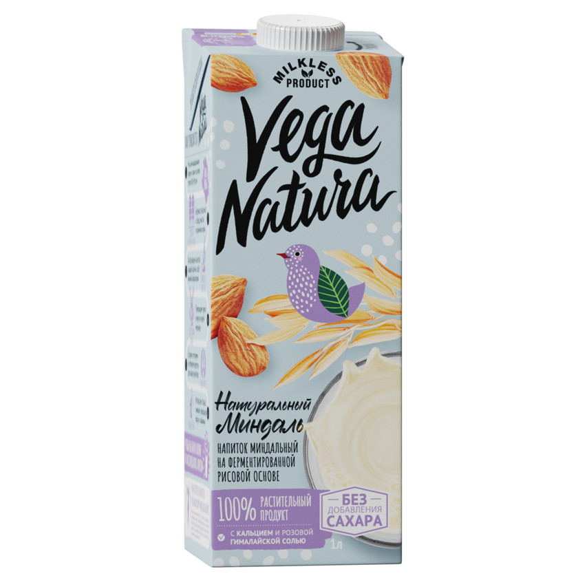 Süd Vega Natura Натуральный миндаль 1.2%, 1 l