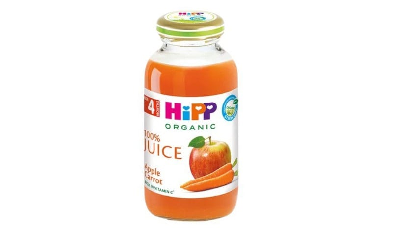 Alma-yerkökü şirəsi Hipp, uşaqlar üçün 4+ ay
