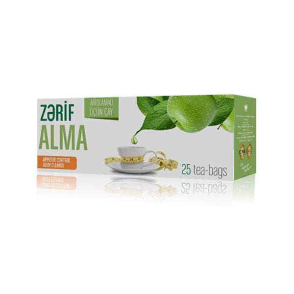 Çay Zərif Alma, 25 əd