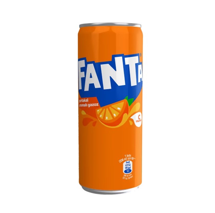 Qazlı içki Fanta Portağal, 330 ml