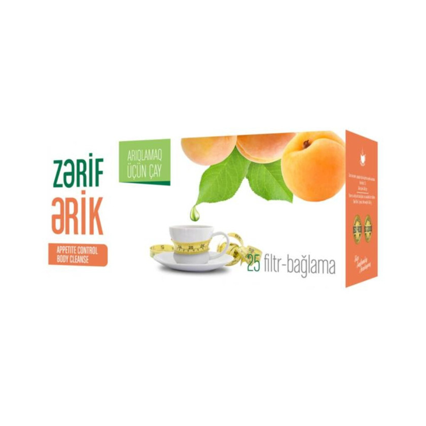 Çay Herba Flora ərikli 25 ədəd