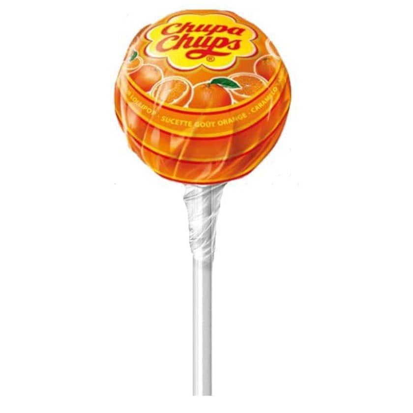 Lollipop Chupa Chups 12CC-PO portağal dadı ilə, 12 q
