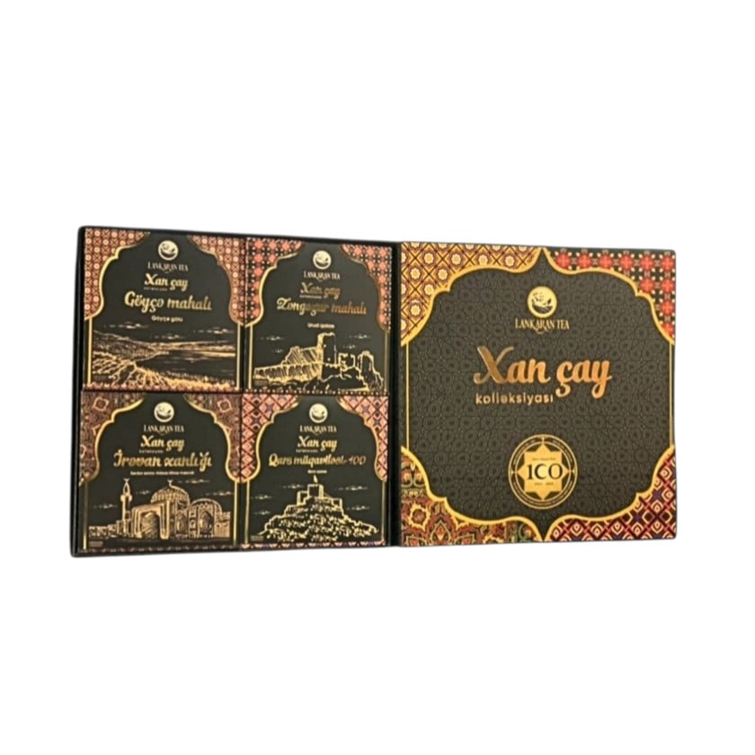 Çay kolleksiyası Lankaran Tea Xan çay, 4x100 q