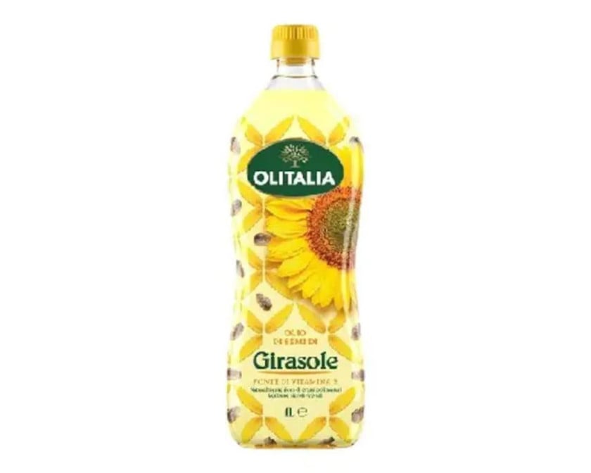 Günəbaxan yağı, plastik qablaşdırma, Olitalia 1 litr