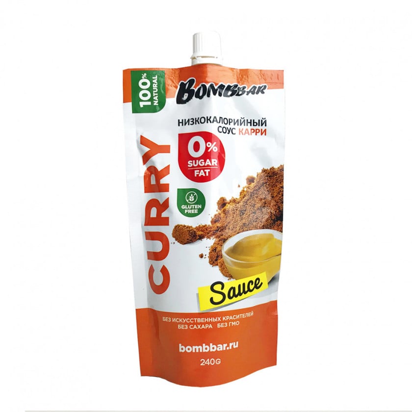 Aşağı Kalorili Karri sousu Bombbar 240 qr