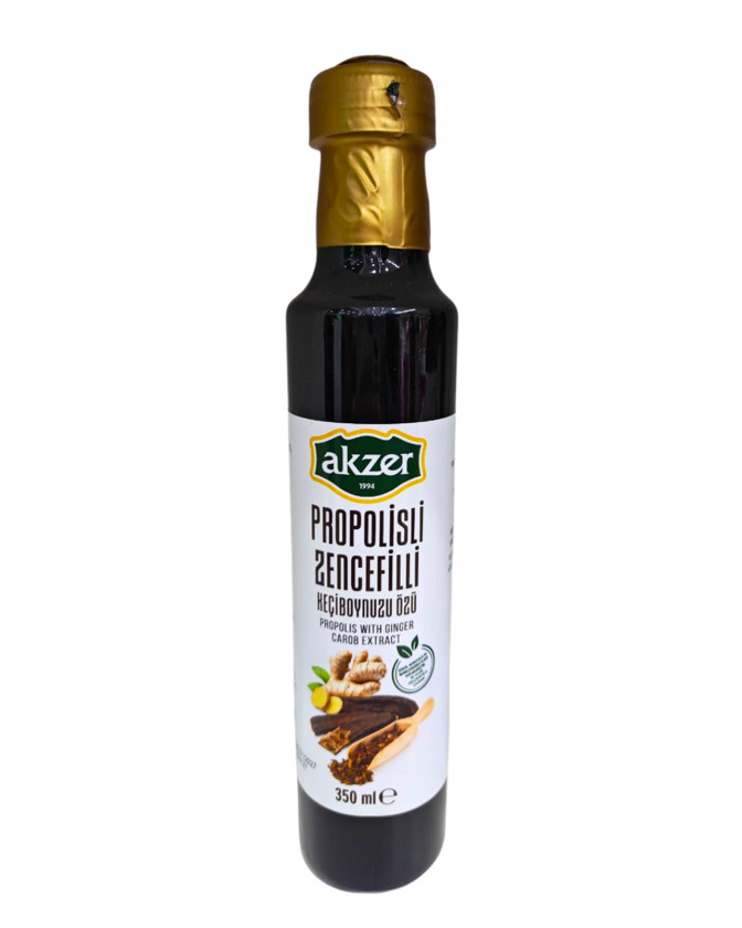 Propolisli zəncəfilli keçiboynuzu özü Akzer, 350 ml