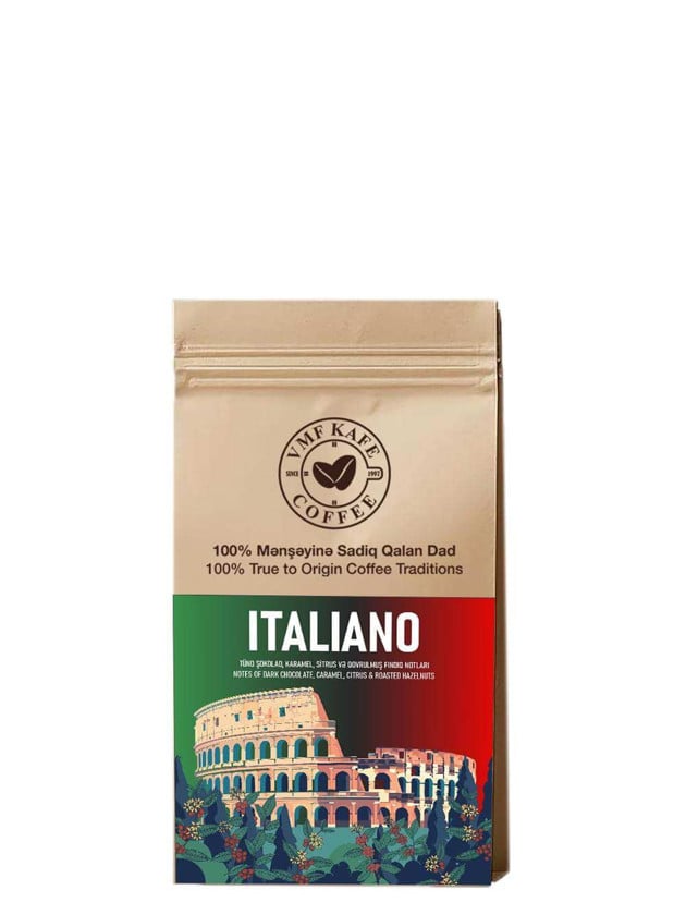 VMF Kafe Italiano Premium, qəhvə dənə, 250 q