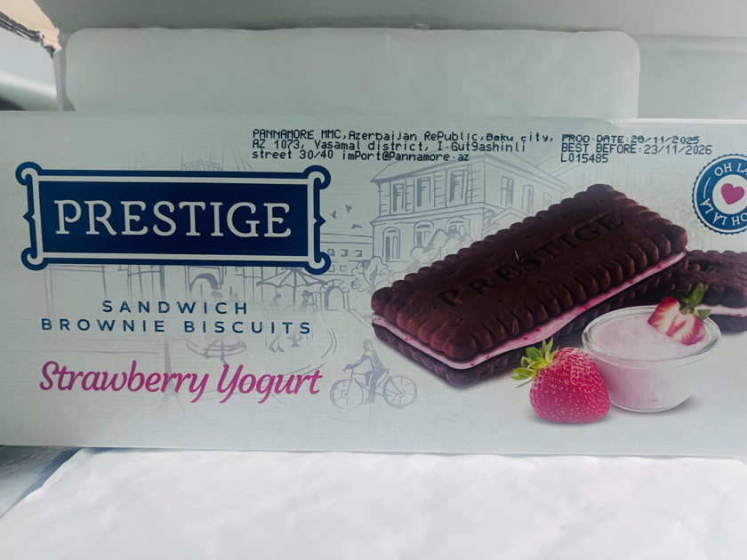 Peçenye Prestige Strawberry Yogurt, 139 q