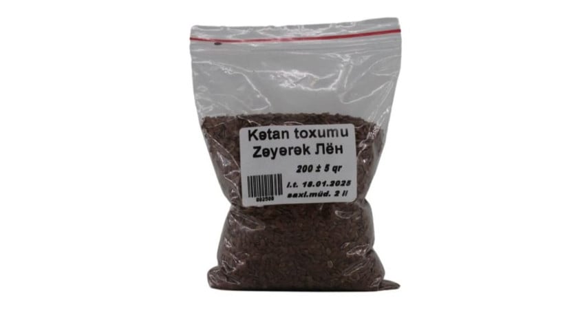 Kətan toxumu Zəyərək, 200 q