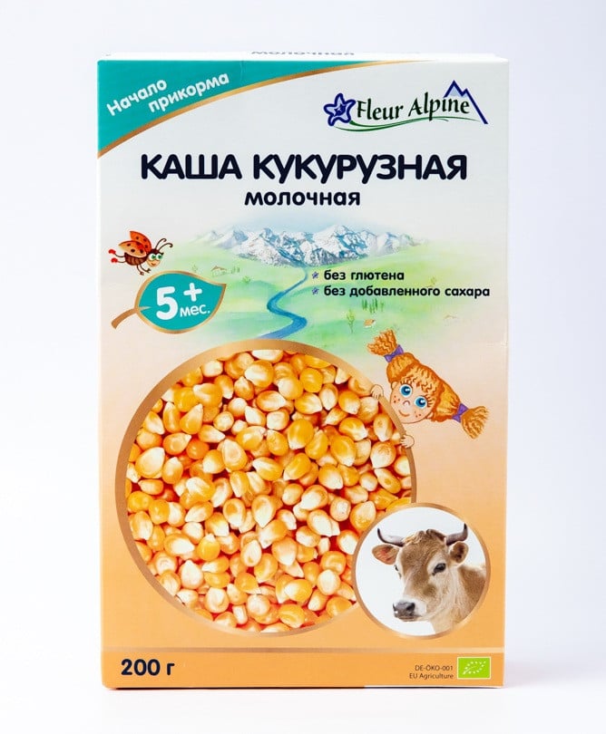 Südlü qarğıdalı sıyığı Fleur Alpine, 5 aydan, 200 q