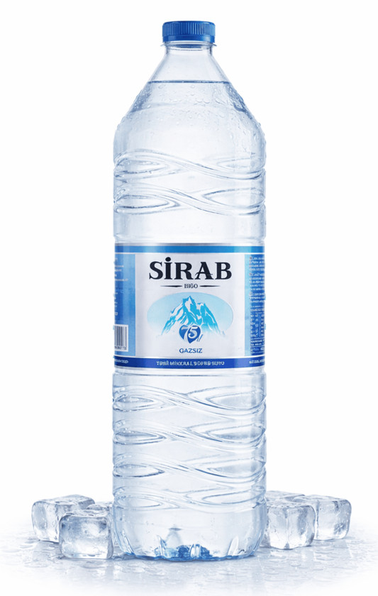 Mineral su Sirab qazsız, 1.5 l