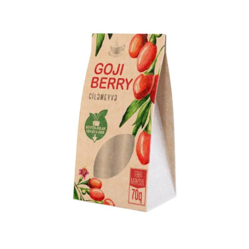 Qurudulmuş goji giləmeyvəsi 70 qr
