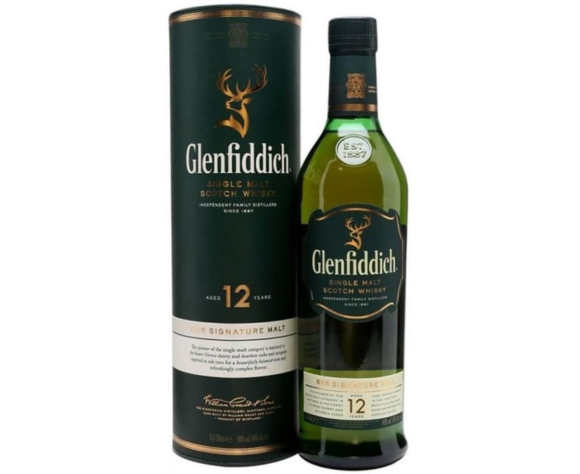 Viski Glenfiddich 12 illik, 700 ml